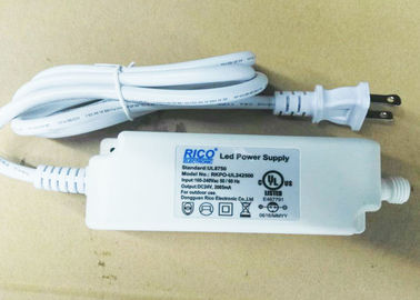 IP68 Fireproof Universal LED Power Adapter AC DC  With EU Plug , High Efficient