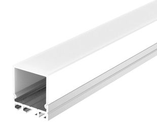 Square Shaped LED Aluminium Profile for Interior Lightings,Surfaced Suspension installing