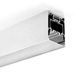 75mm*95mm Pendant Aluminium LED Profile With PC Frosted,suspended up and down aluminium led profile