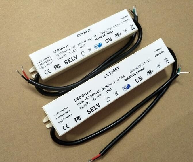 Outdoor ac to dc 12v 24v LED Power Adapter LED transformer switching ...