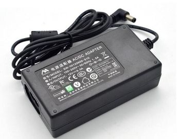 60W 5A 12v Power Adapter For CCTV Camera / LED Strips , ABS PC Material