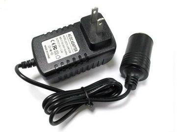 Switching Ac To Dc Power Adapter For Cigarette Output Connector , Light Weight