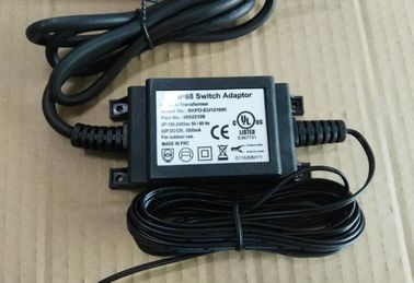 Waterproof LED 12V 1A Power Adapter 300mah , Strip Light Power Supply Transformer
