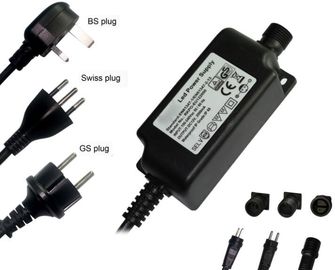 Waterproof IP68 LED Power Adapter Supply 12v 24v For CCTVs , ABS Material