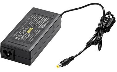 SAA TUV  Listed Ac Dc Switching Adapter Power Supply For LED Strips , Black Color