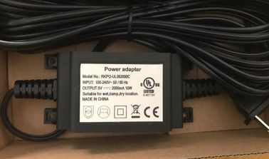 AC DC Switching Power Supply Waterproof Rating IP68 Rated 5V 2A For Web Camera