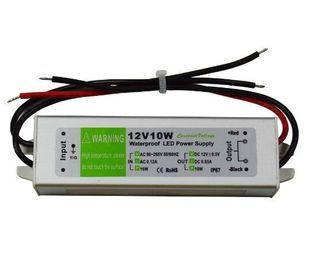 Aluminum Alloy 10 Watt led switch power supply for linear light , 2 yeas warranty