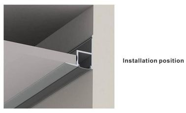 LED aluminum extrusion profile for ceiling Decoration, Frosted/Clear/Diffuser cover,1m 2m 3m