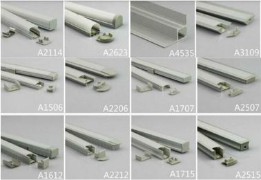 Waterproof LED aluminum profiles LED extrusion A2623 for LED Strips 2m length