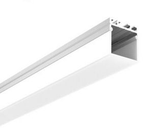 Square Shaped LED Aluminium Profile for Interior Lightings,Surfaced Suspension installing