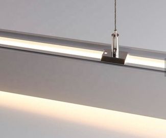 75mm*95mm Pendant Aluminium LED Profile With PC Frosted,suspended up and down aluminium led profile